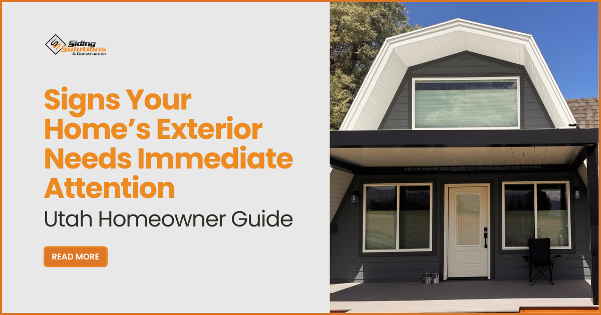 Signs Your Home’s Exterior Needs Immediate Attention
